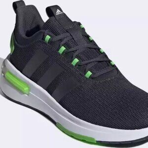 Adidas Racer Tr23 - Men`s Running Shoes Black Green ID3054 NEW 2025